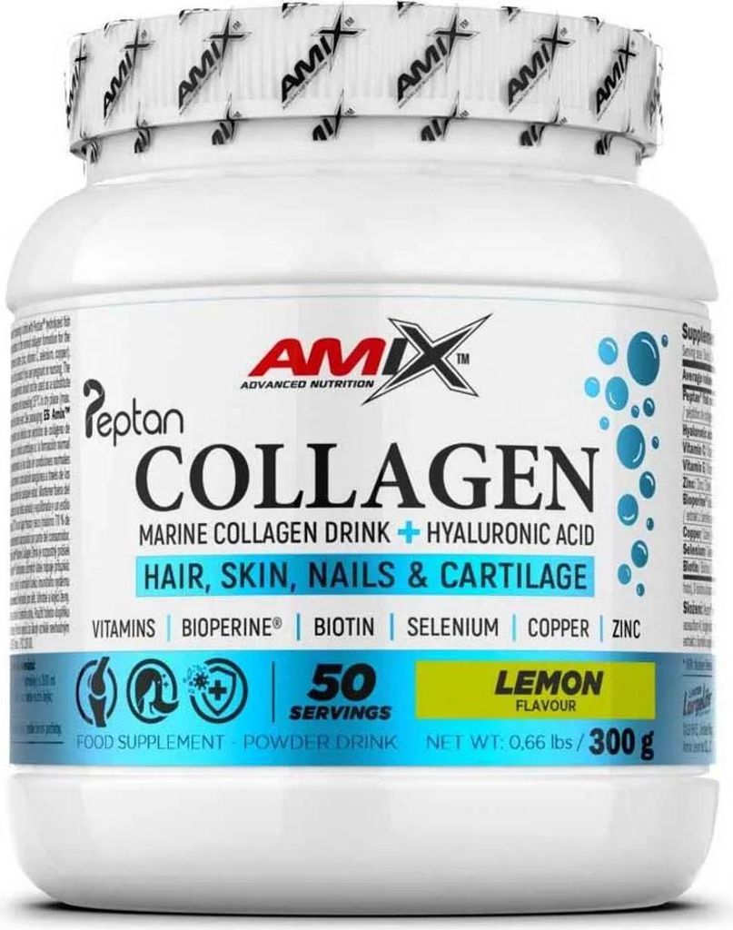 Amix Marine Peptan 300g Kollagen Zitrone Durchsichtig Durchsichtig One Size