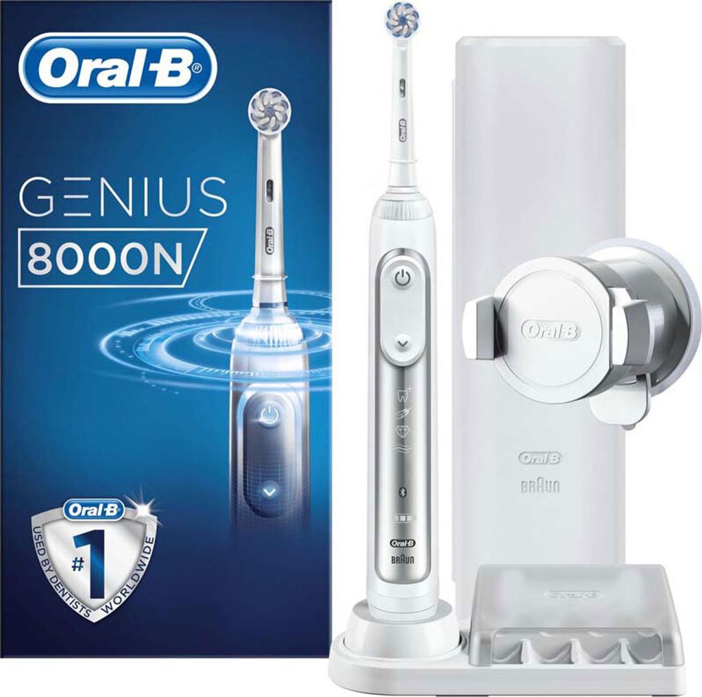 Oral-B Genius 8000N - Spazzolino elettrico - Bianco Immagine del prodotto 
