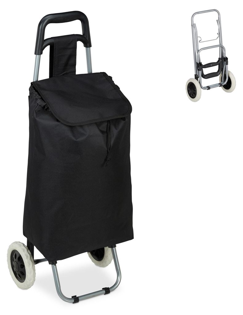 relaxdays 10029467_46 relaxdays Einkaufstrolley   Metall Obrázek produktu 