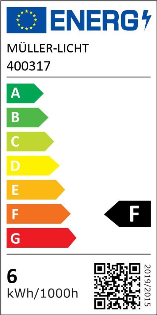 Müller-Licht LED Leuchtmittel Tropfen 5,5W = 40W E27 matt Produktbild 