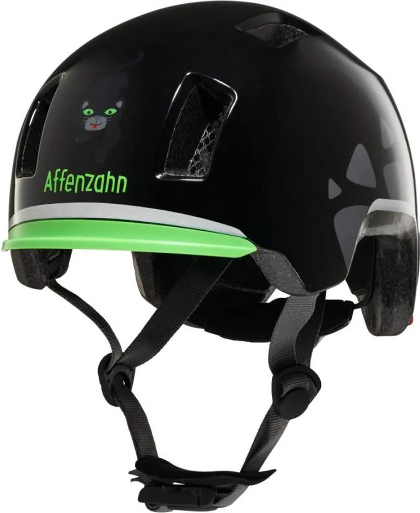 Casque protection Affenzahn Panther Noir M 50-56 cm avec renfort sécurité