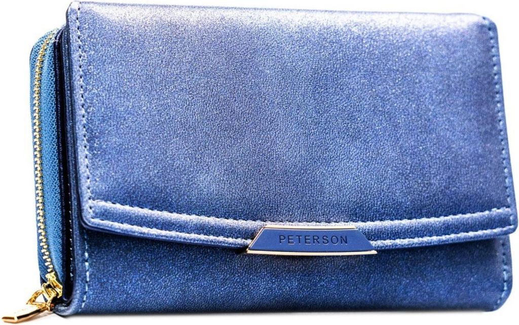 Peterson Portemonnaie aus Leder für Frauen Anteice Blau One size