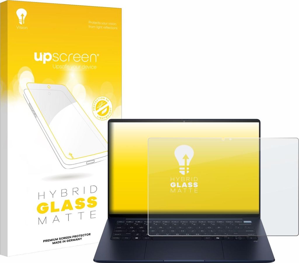 upscreen Entspiegelungs Schutzglas für HP EliteBook Ultra 14 G1i Schutzfolie Panzer Folie Glas Display Schutz matt