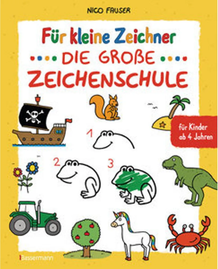 Apprendre à dessiner aux petits de 4 ans avec ce livre d'activités