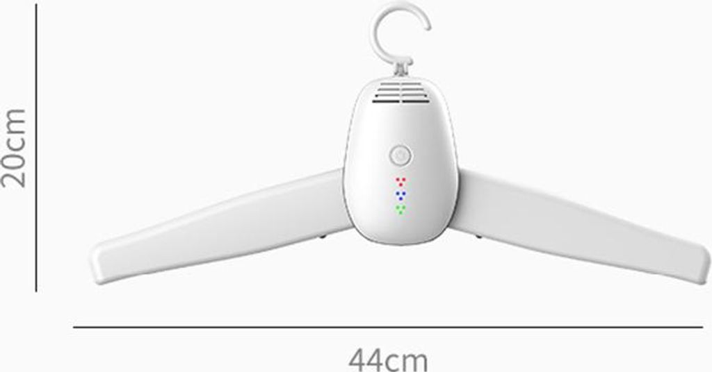 Elektrischer Kleiderbügel Tragbarer faltbarer intelligenter ABS-Schuhtrocknerbügel für Business Home