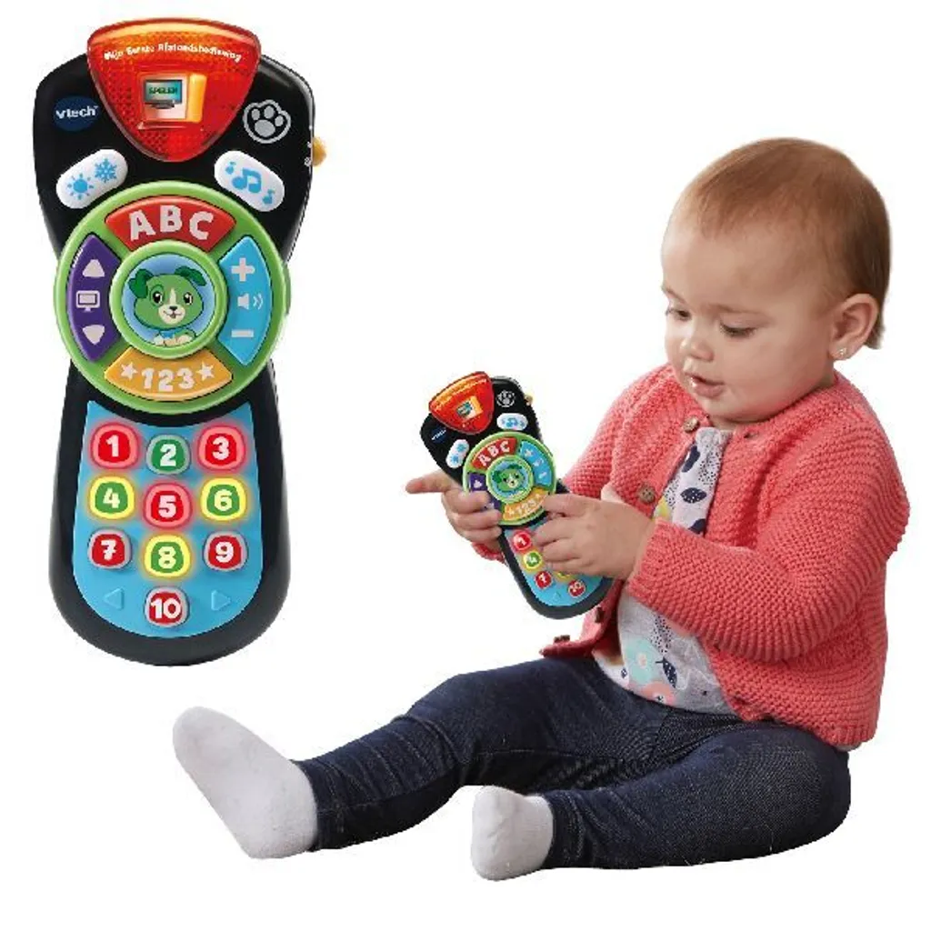 Première Télécommande Bébé VTech - Jouet d'Imitation Sons et Lumière