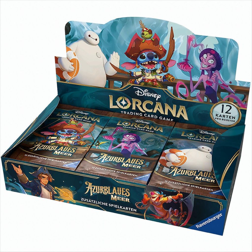 Disney Lorcana - Azurblaues Meer Booster Display - DE Produktbild 