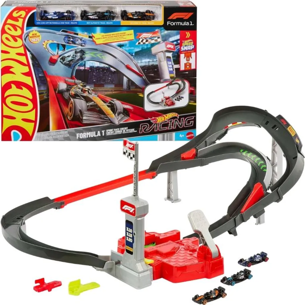 Jouet Petit Circuit Hot Wheels Racing Starter Trackset Facile à Assembler - 10