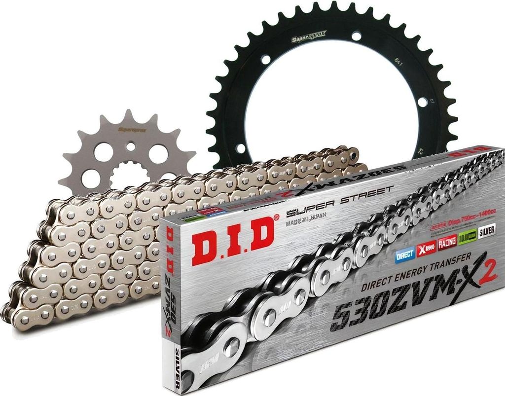 Kettensatz DID Stahl 530ZVM-X / 102 Endlos