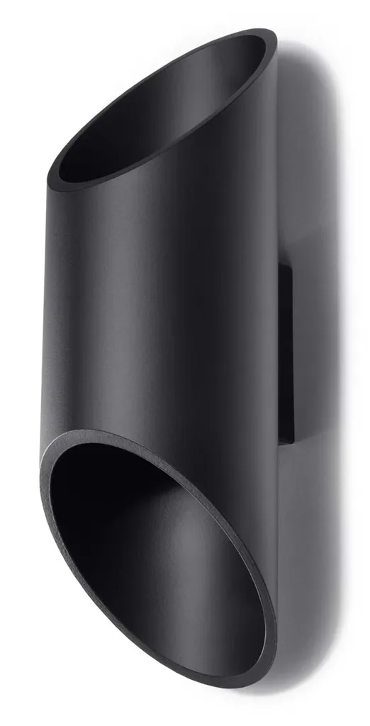 Applique Moderna PENNE 30 Nero Opaco Sollux Lighting | Alluminio G9