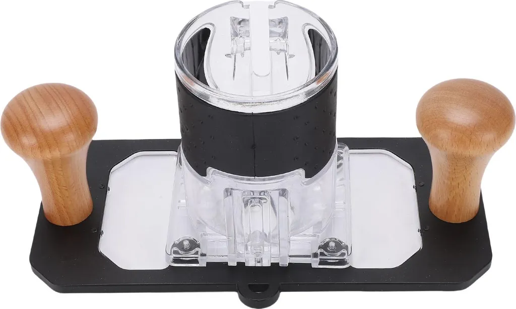 Base défonceuse 65mm anti-éclat avec plaque réversible et capot clair - 10