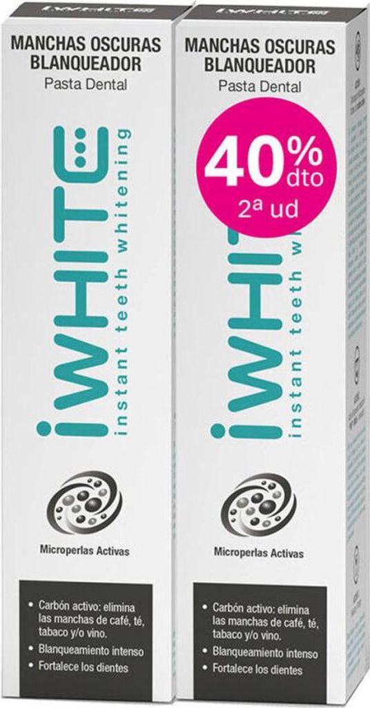 ZAHNPASTA zum Aufhellen von dunklen Flecken, Packung 2 x 75 ml