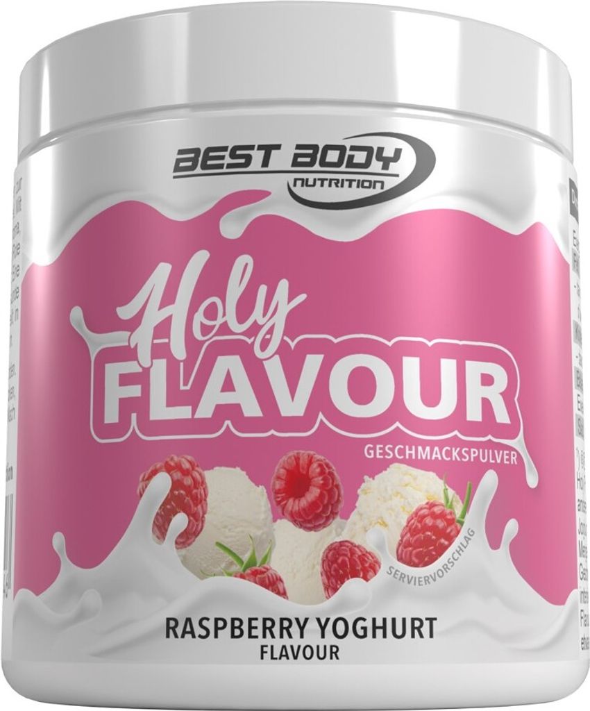 Best Body Nutrition - Holy Flavour - Geschmackspulver - 90 g Dose, 1 x 90 g Dose, Geschmack: Raspberry Yoghurt