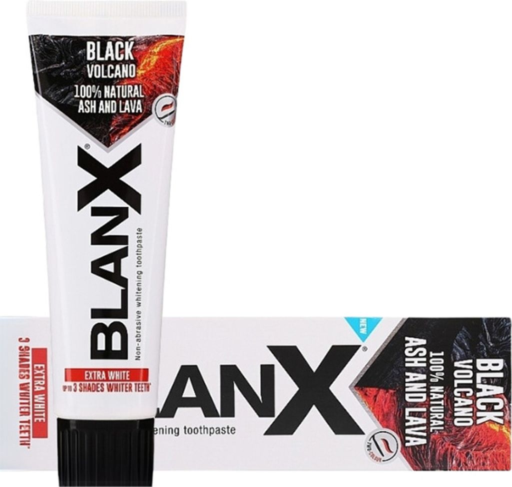 BlanX Black Volcano dentifrice blanchissant à la poussière Image du produit 