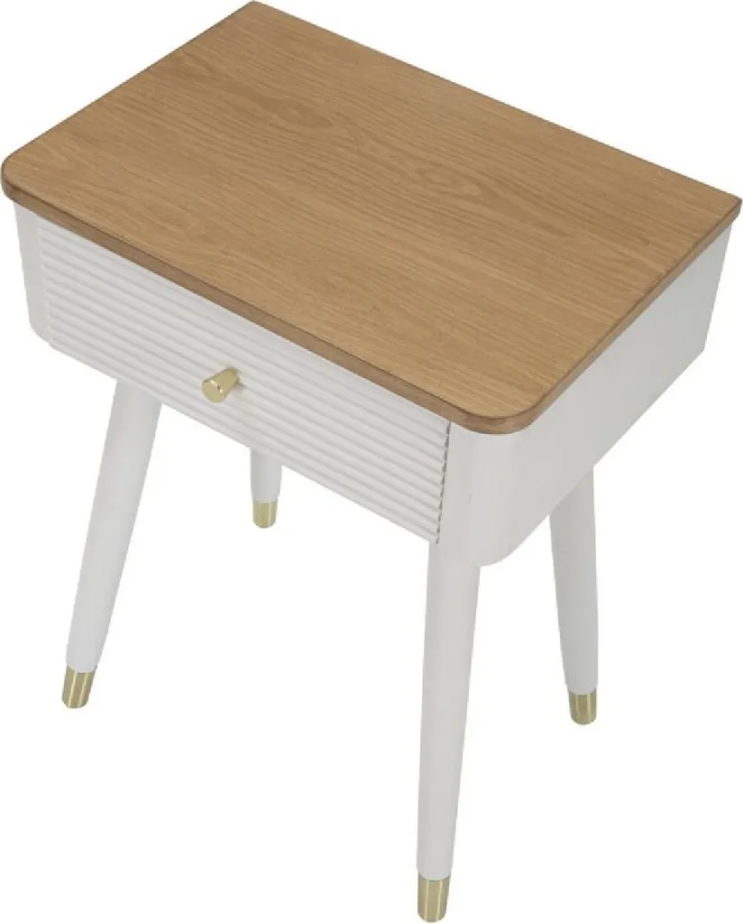 Table de chevet gain de place Matera pour optimiser le rangement lit - 2