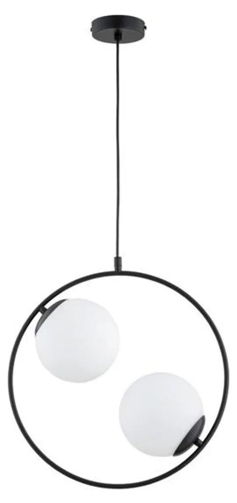 Luminaire suspendu barre noire ADINO en métal 85cm design industriel