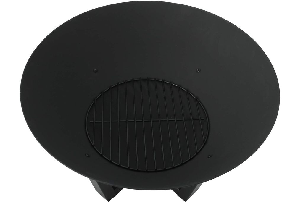 Kynast Hochrand Feuerschale Stahl schwarz 60 x 34 cm Garten Produktbild 2