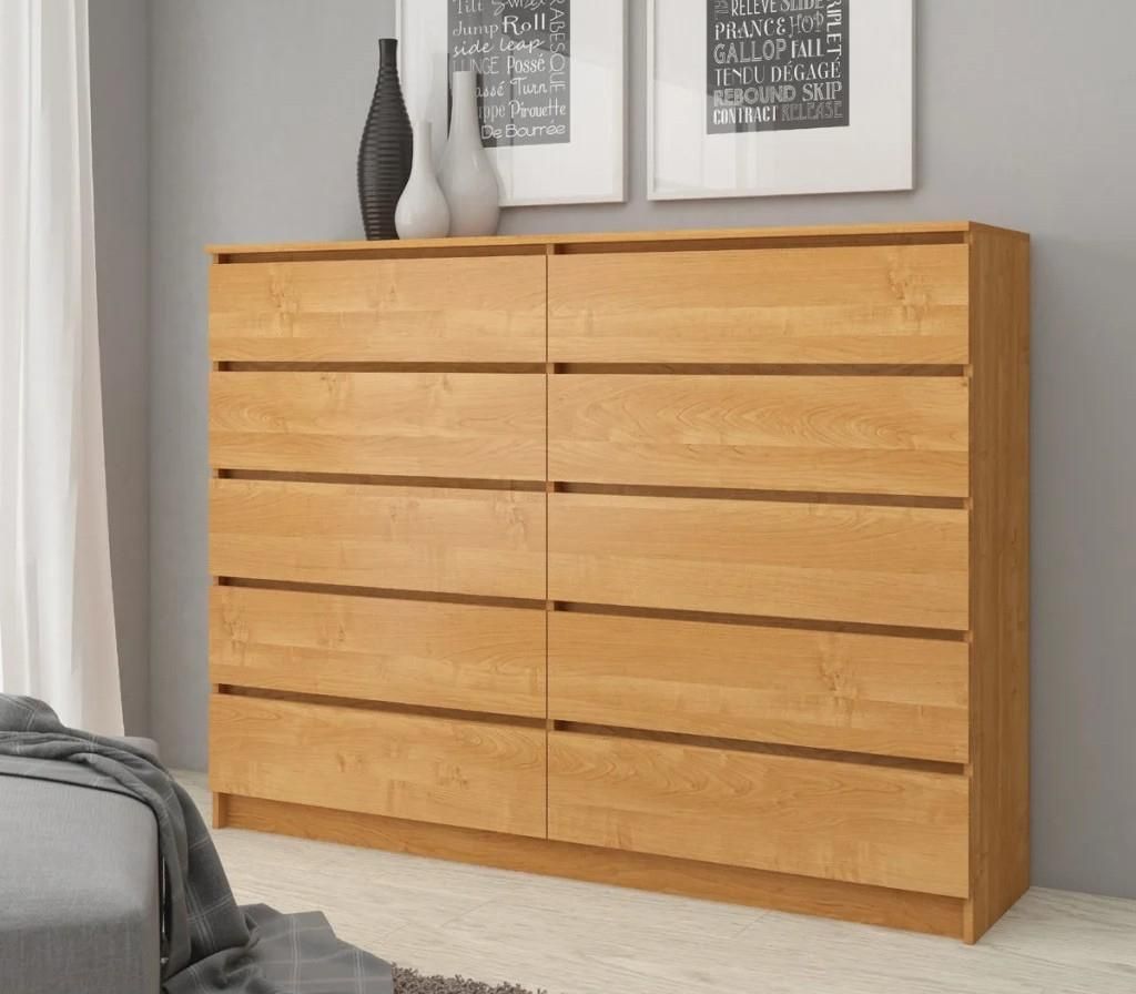 Kommode für das Wohnzimmer SAVRILA - Erle