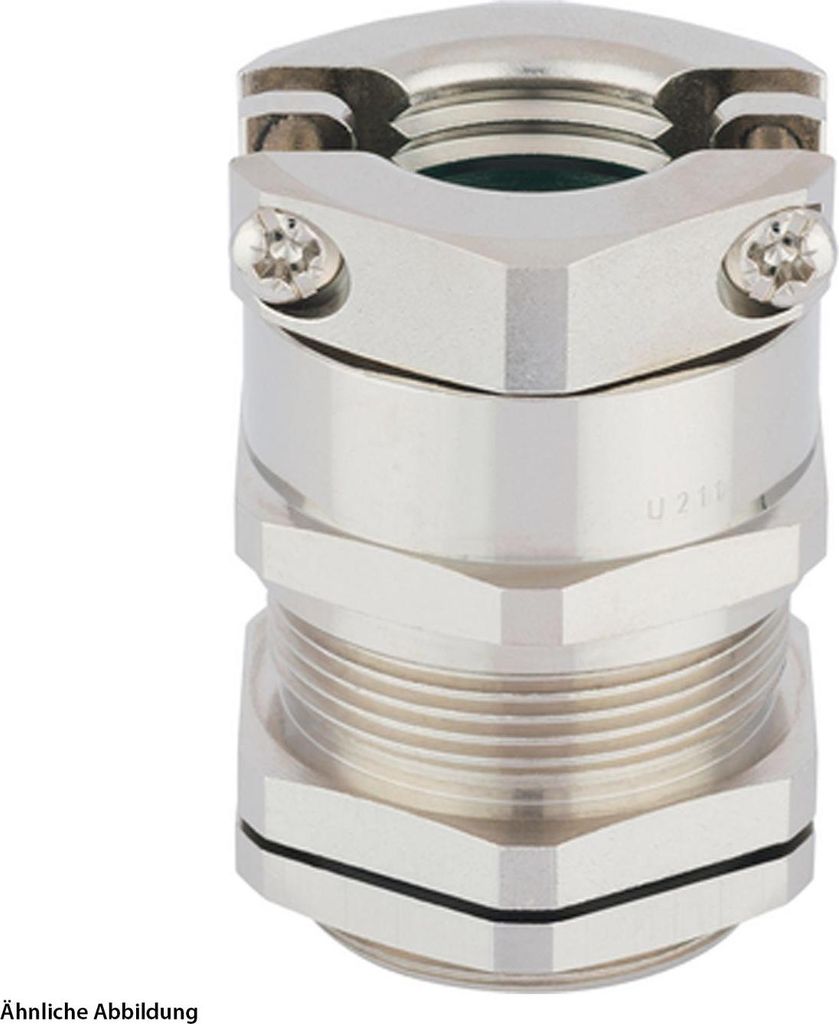 LAPP Verschraubung halogenfrei mit externer Zugentlastung M32x1,5 Messing (CuZn) vernickelt Gewindelänge 9,0mm - 1