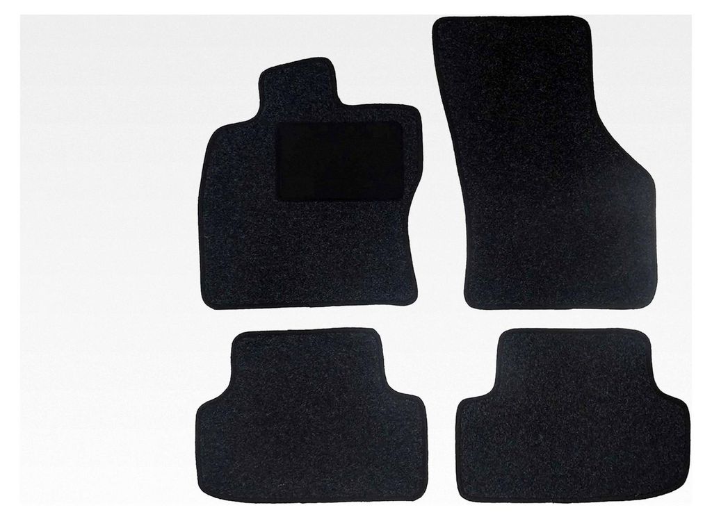 Fußmatten für Nissan Qashqai III Typ J12 (Baujahr 2021-2024), anthrazit | 4-teilig | schwarze Umrandung