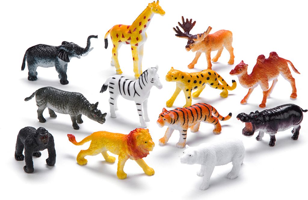 Tierfiguren in Röhre - Safari Produktbild 