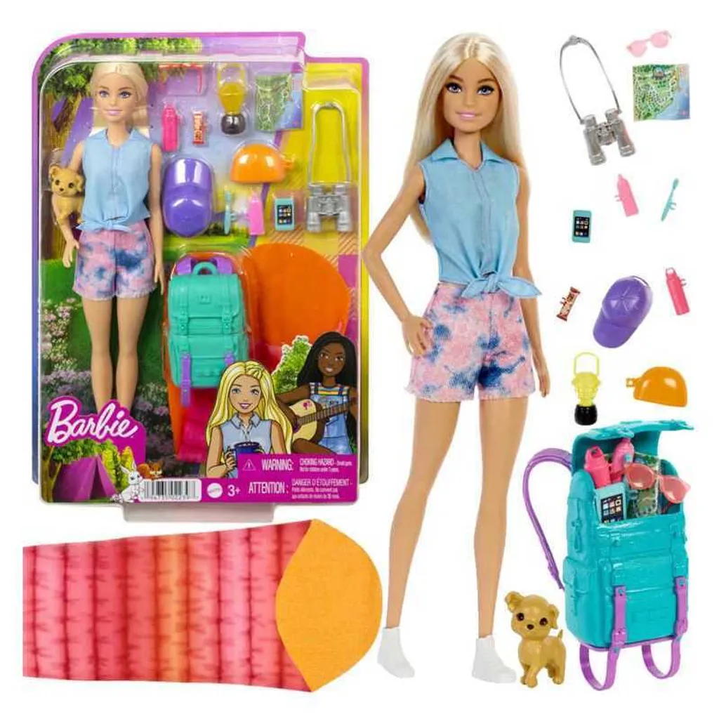 Poupée Mannequin Barbie It Takes Two Kit de Camping et Randonnée Enfant