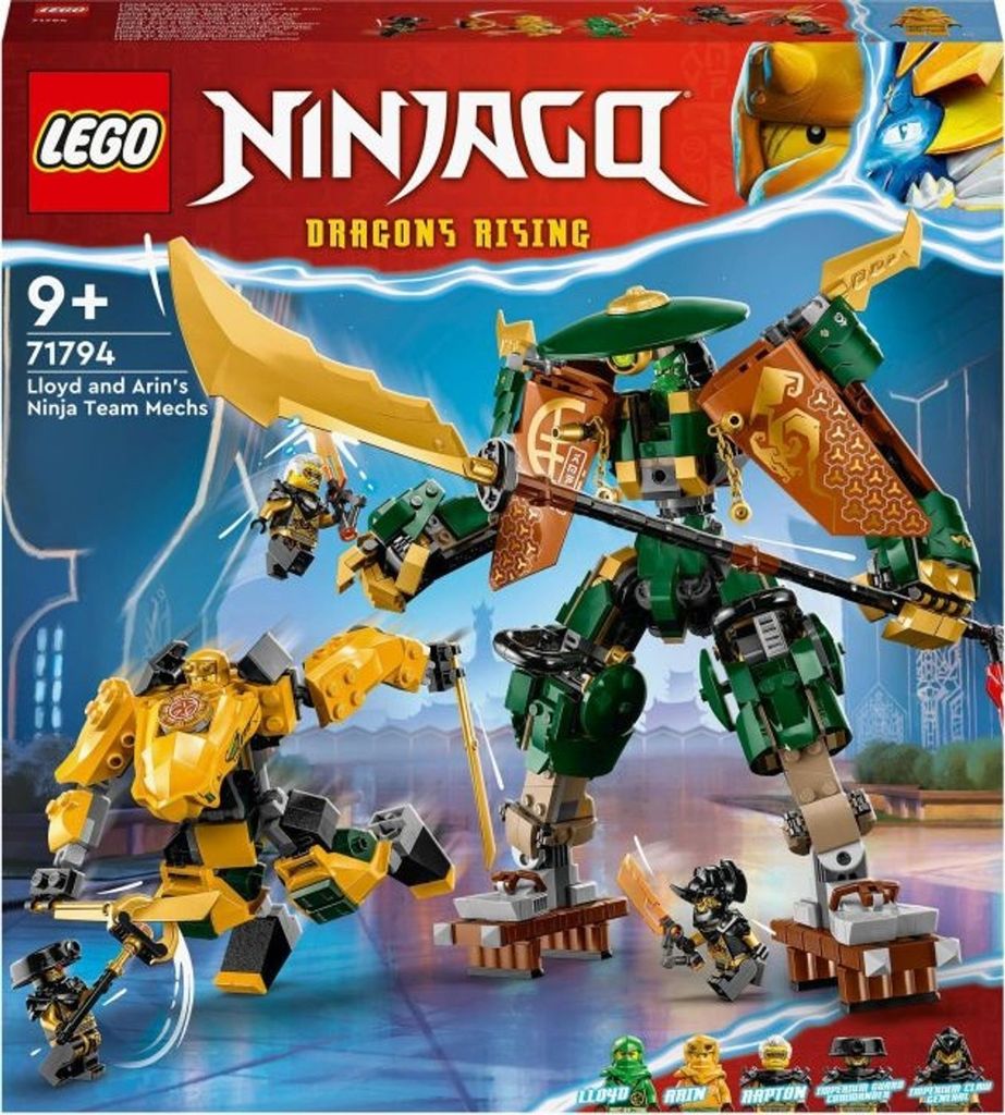 LEGO Ninjago Team Mech Ninja Di Lloyd E Arin 71794 Immagine del prodotto 
