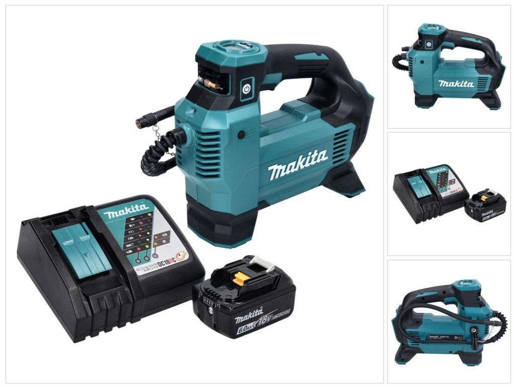 Compressore a batteria Makita DMP 181 RG1 18 V 11,1 bar + Immagine del prodotto 