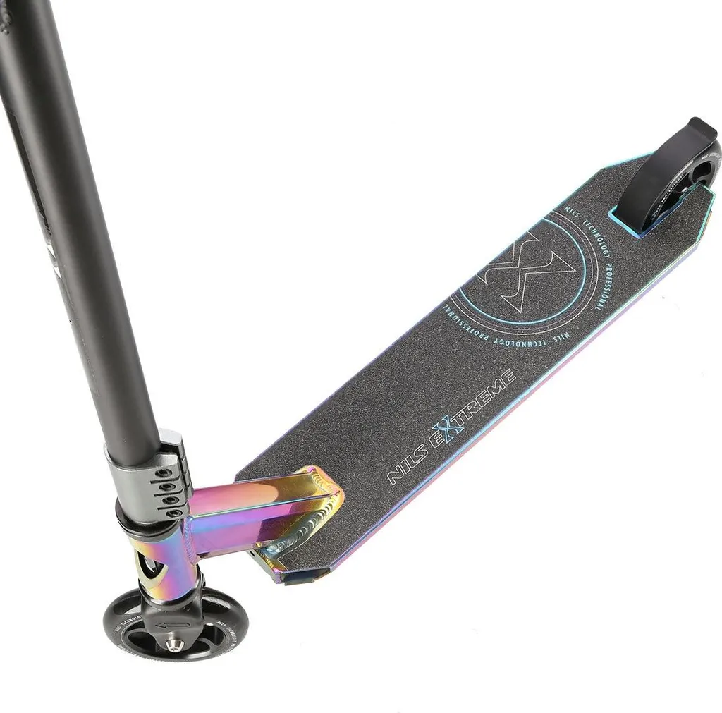 Neon Stunt Trottinette Résistante en Aluminium avec Finition Néon Design - 5