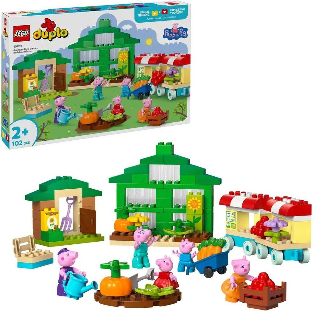 LEGO DUPLO Opas Garten und Gewächshaus, Bausatz, 2 Jahr(e), Produktbild 