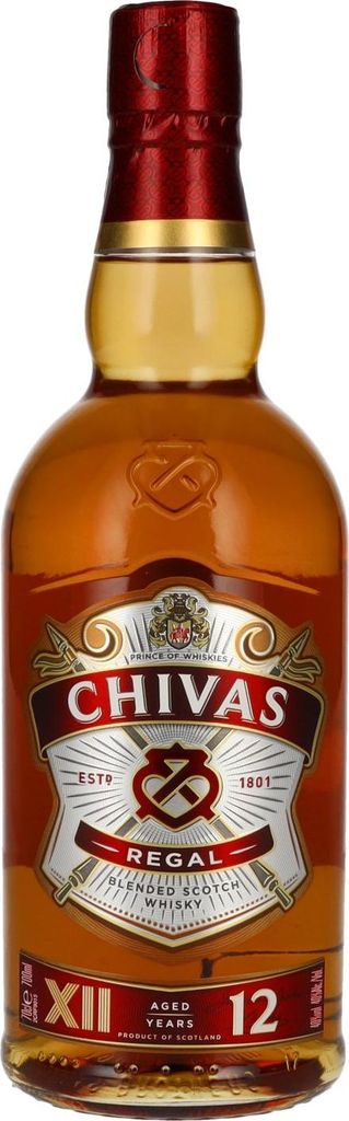 Chivas Regal | Blended Scotch Whisky | 12 Years Aged | 40 % Produktbild 