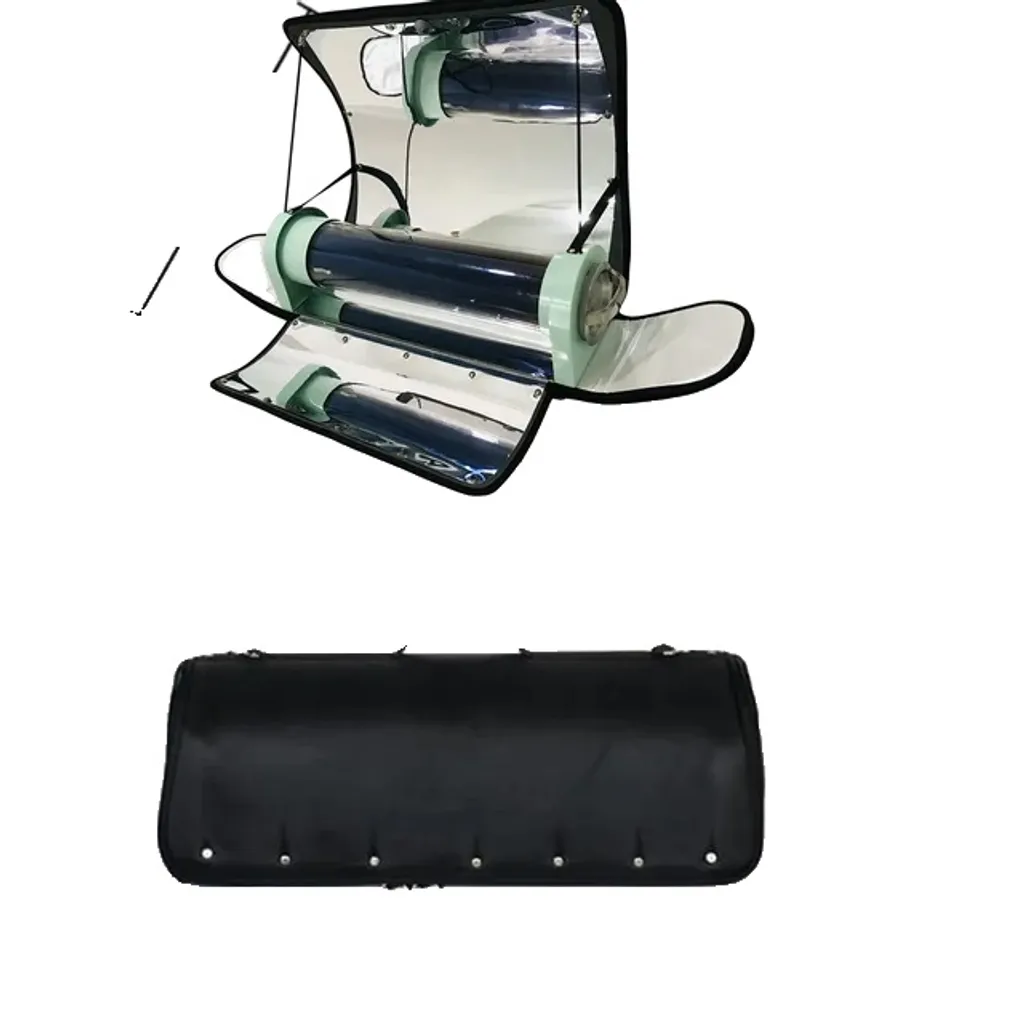Barbecue solaire de camping 4,5L design portable et four polyvalent