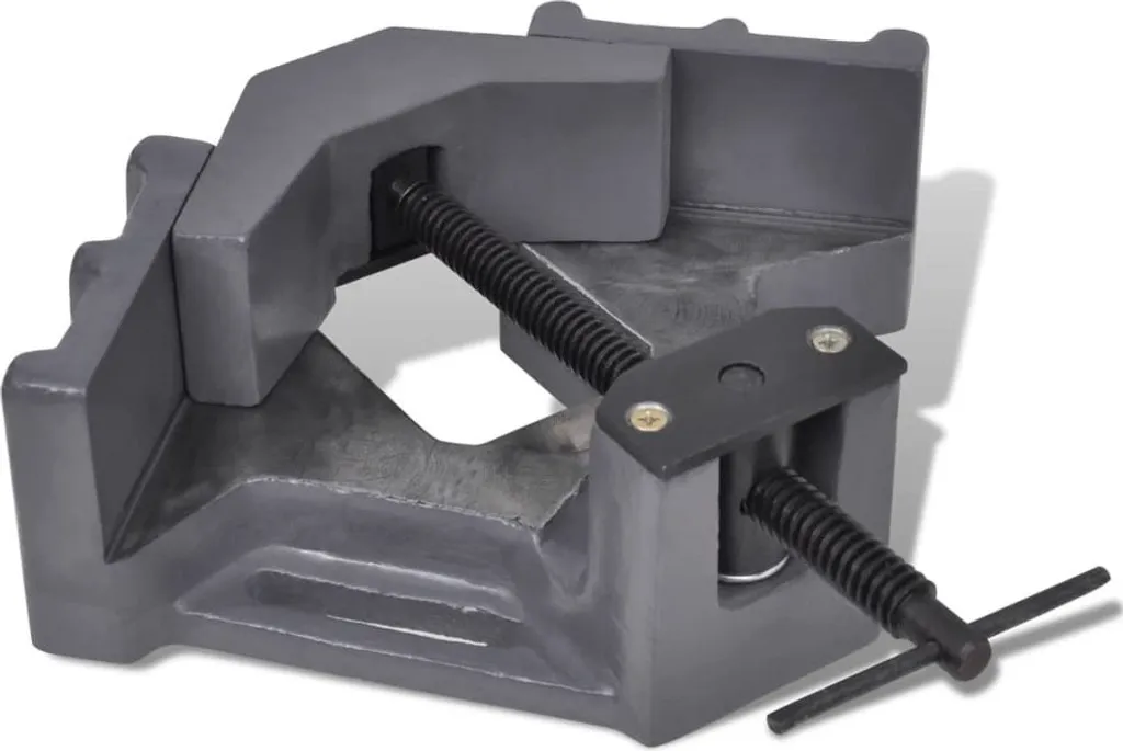 Étau d'angle manuel 115 mm pour soudure de précision et menuiserie alu