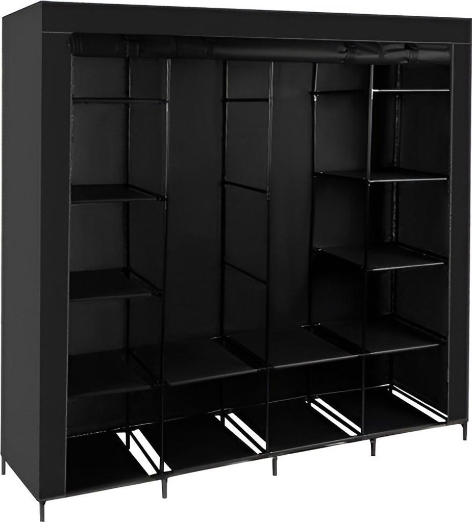 Ruhhy 23740 Dvojitá skříň na oblečení 170 x 170 x 42 cm Obrázek produktu 