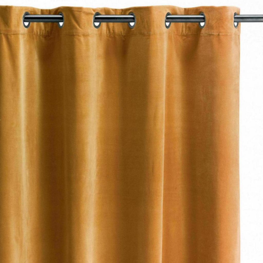 Einfarbiger Vorhang Elise 140 X 280 maisgelb 140 x 280 cm Vivaraise