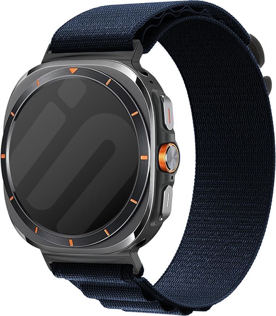 Strap-it Alpine Nylonband - passend für die Samsung Galaxy Watch Ultra / Ultra 2025 (blau)