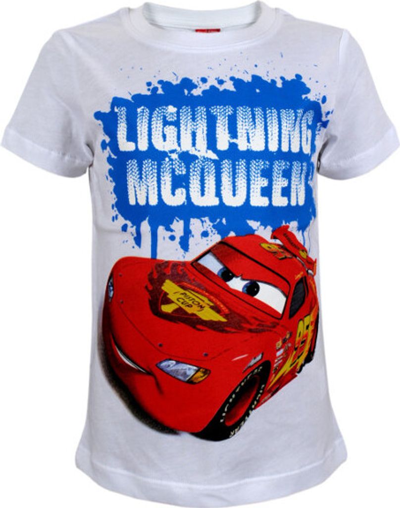 99228 Disney Cars T-Shirt Jungen Weiß Gr.98