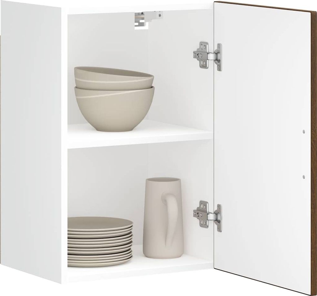 Möbel Küchen-Hängeschrank Porto Braun Eichen-Optik Holzwerkstoff - Küchenschränke 854034