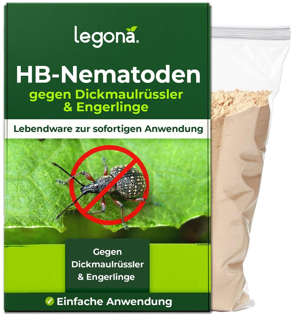 Legona HB-Nematoden gegen Dickmaulrüssler und Engerlinge - Produktbild 
