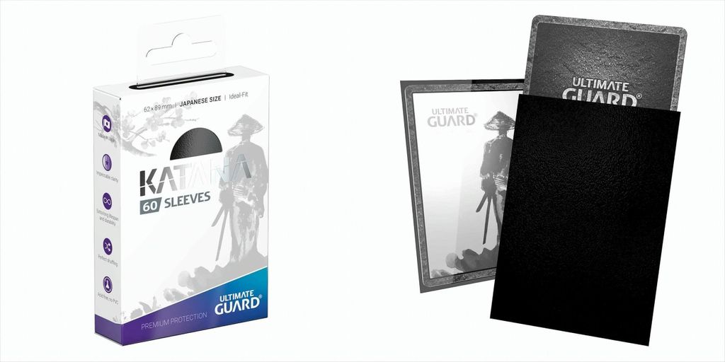 ULTIMATE GUARD Katana Sleeves Japanese Size, Kartenhülle, Produktbild 