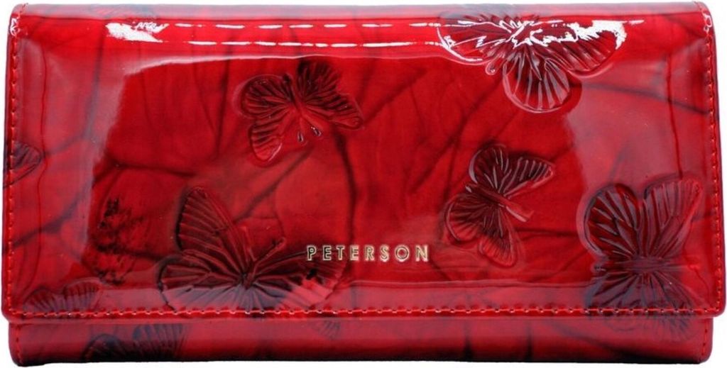 Peterson | Großes Portemonnaie, aus Leder, für Frauen, in horizontaler Ausrichtung