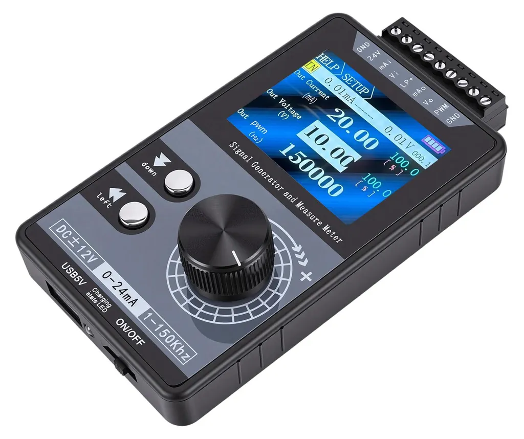 Simulateur 4-20mA et PWM : solution pour dépannage API et test LED