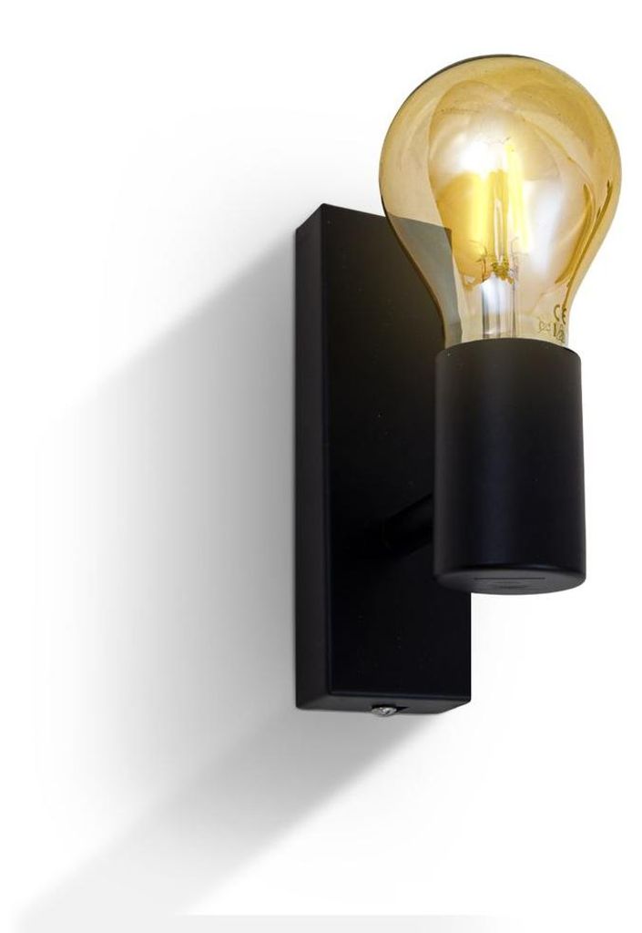 Retro Wandlampe Vintage Wandspot Wandleuchte matt Industrie Produktbild 