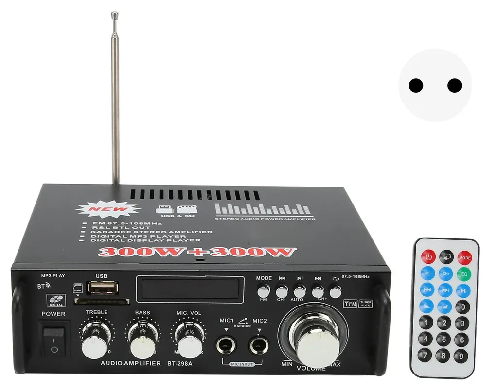 Système Audio Maison 300W Bluetooth pour Enceintes Hi-Fi et Salon