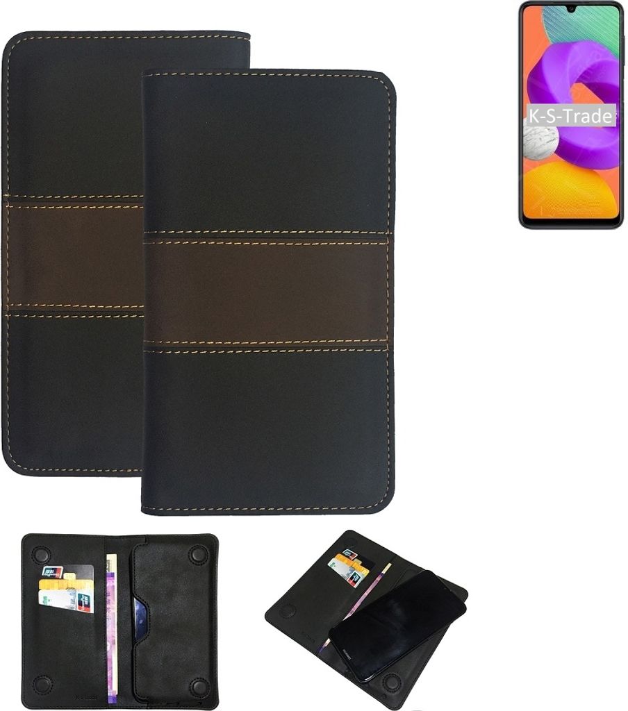 K-S-Trade Hülle Handyhülle kompatibel mit Samsung Galaxy M22 Schutzhülle Walletcase Bookstyle Tasche Schutz Case Handytasche Wallet Cover