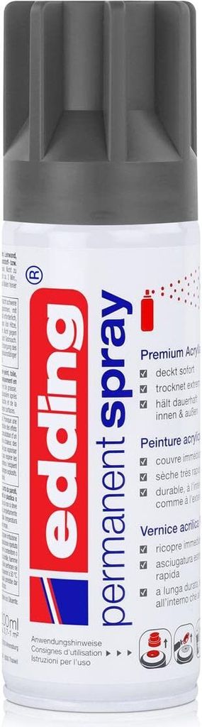 Edding Permanent Spray – 2x 200 Ml Acryllack In 'Beere' – Schnelltrocknend, Kratzfest & Für Innen/außen
