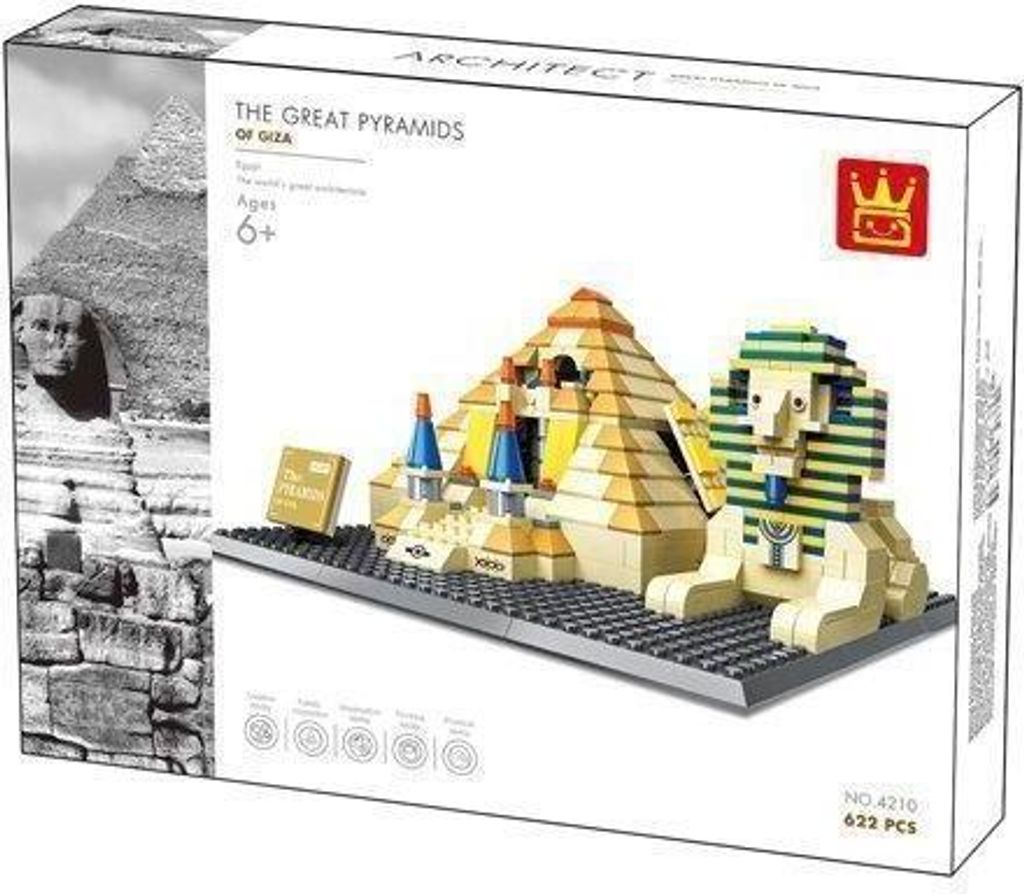 Stavebnicová sada Pyramídy v Gíze, 622 dielov, kompatibilná Obrázok produktu 