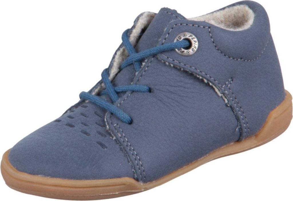 Pepino Kinder Halbschuhe/ Lauflernschuhe TED Blau Rauleder Größe: 18
