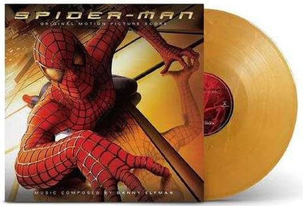 Bande originale Spider-Man vinyle Danny Elfman édition limitée or