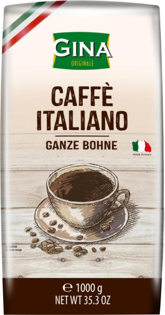 Gina Kaffee Italiano ganze Bohnen 1kg
